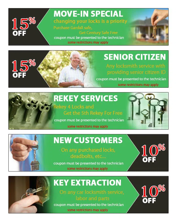 Lock Safe Services Baltimore, MD 410-941-7019 - coupon23-set-five